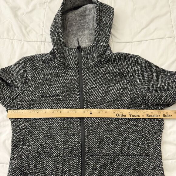 Mammut Jacket Womens Large Gray Fleece Lined Kachemak Full Zip Hooded Outdoor - Picture 10 of 12